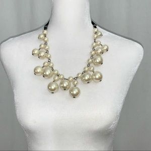 Pearls Small &‎ Large Ribbon Tie Necklace